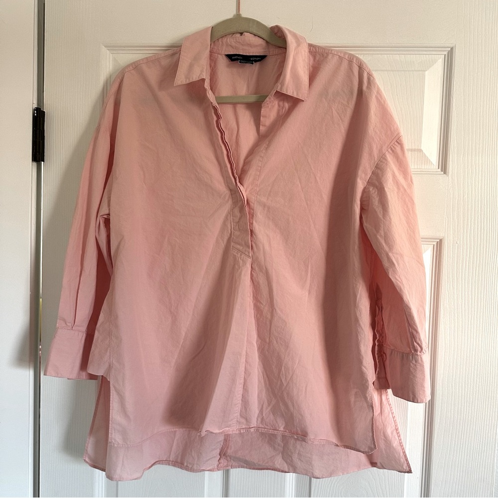 French connection with pink shirt